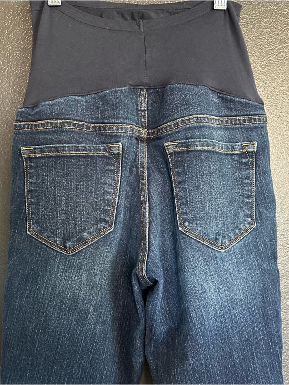 Old Navy Maternity Full Panel Skinny Jeans Dark Wash Size S - Picture 4 of 6